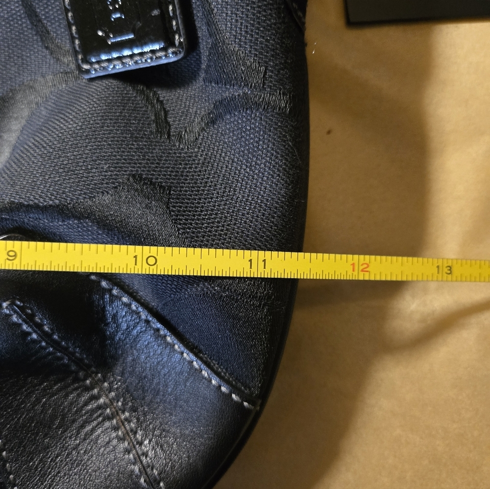 Coach Ergo Bag Y2K Signature Logo Black 11599 - Picture 10 of 12